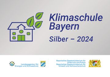 Klimaschule Bayern Silber 2024 Logo