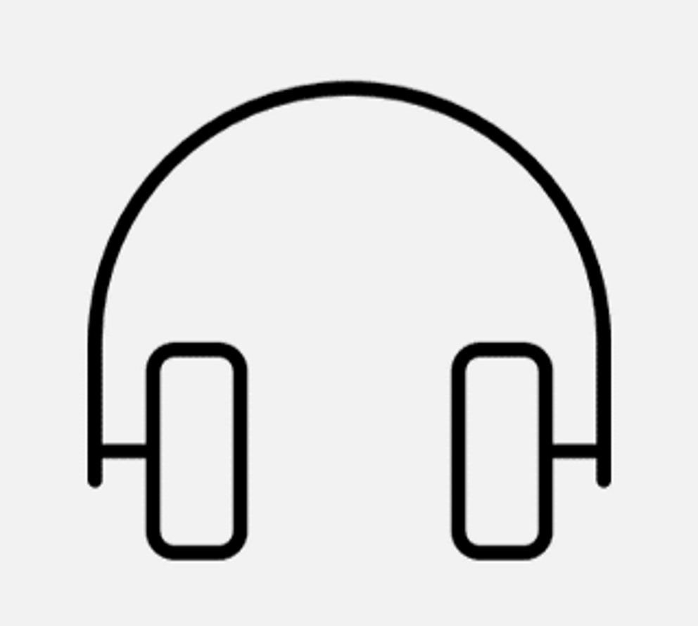 Verwendung von Kopfhörern für Videos und Podcast